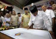 Ilustrasi Probowo saat peresmian (Photo: google)