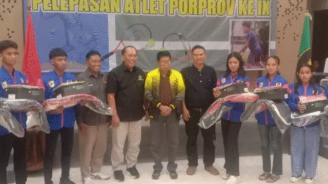 Pelti Jember Berangkatkan Atlet Tenis Ajang Porprov ke IX